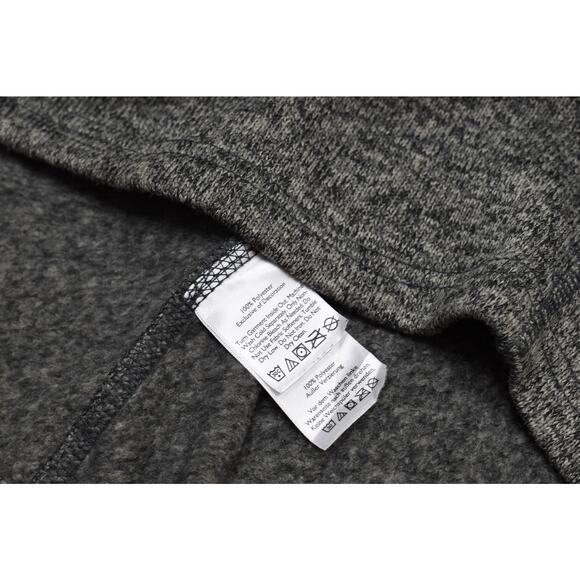 Eddie Bauer Men's Gray 1/4 Zip Fleece Sweater Regular Size 2XL Quarter Zip - Picture 8 of 8